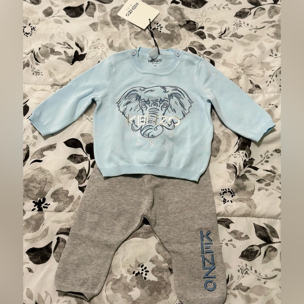 KENZO KIDS Sweater Crewneck Set Size 12M
